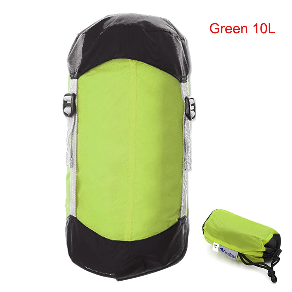 Green 10 Водонепроницаемый сухой мешок 10L/15L/20L плавательный мешок Сверхлегкий компрессионный мешок спальный мешок для пеший туризм с рюкзаком для кемпинга - Цвет: Green 10