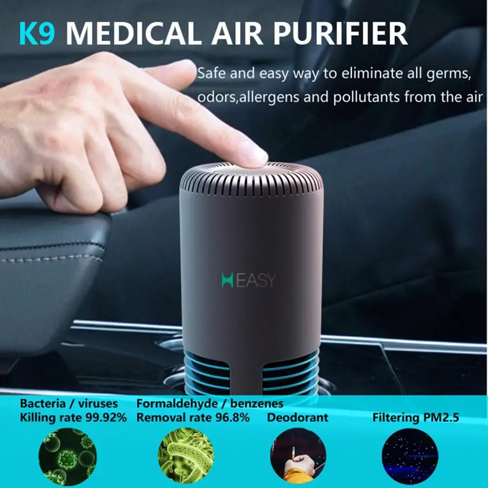

K9 Active Chlorine Molecular Purifier Efficient Killing Of Bacteria Remove Odor Filter Pm2.5 360 Degrees Without Dead Ends
