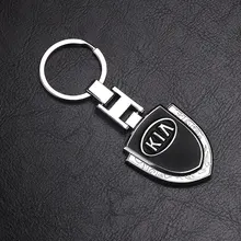 Модные 3D металлический логотип для автомобиля брелок, Брелоки для ключей для kia Ceed Sportage rio3 4 Soul Cerato K2 K3 K5 ключ автомобиля стильный ключ цепи