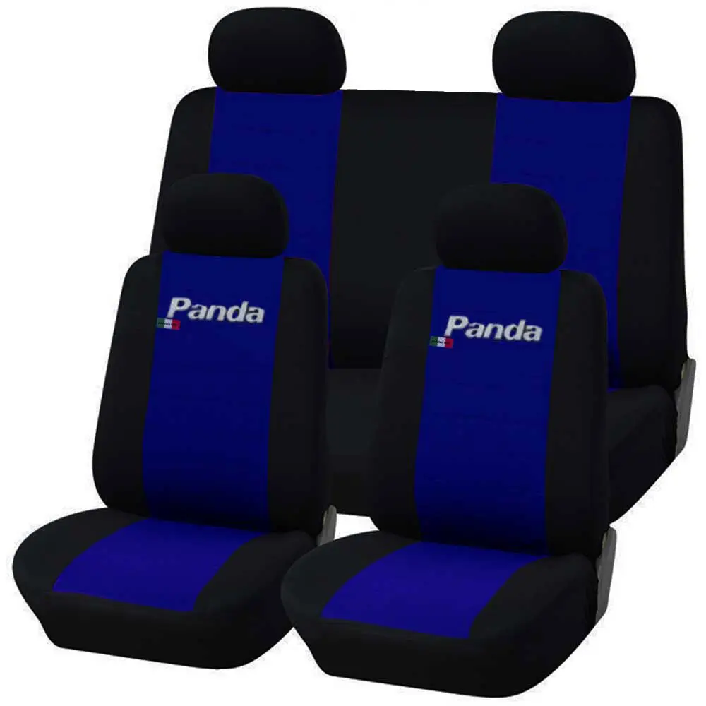 INTERO BICOLORE NERO BLU SCURO COPRISEDILI AUTO ALFA MITO FODERE POST