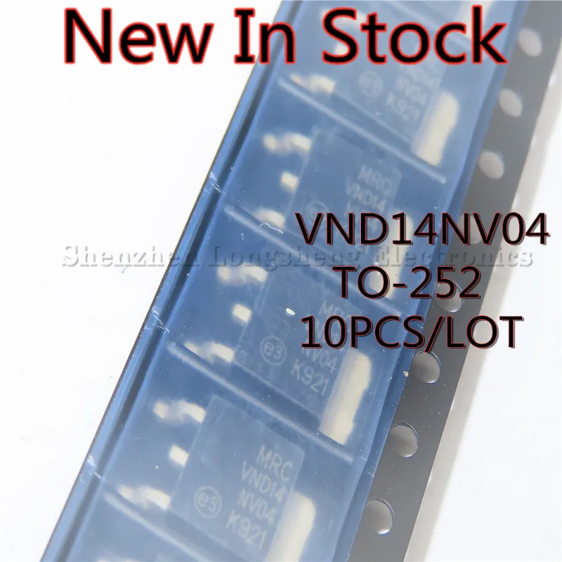 10pcs/lot Vnd14nv04 Vnd14nv04tr-e To-252 Intelligent Switch Circuit ...