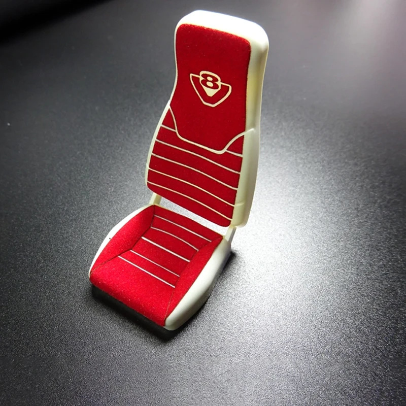 DIY Car Seat Suede Decorative Stickers for 1/14 Tamiya Scania R730 R470 R620 RC Car Trucks Cab Seats Upholstery DIY Accessories