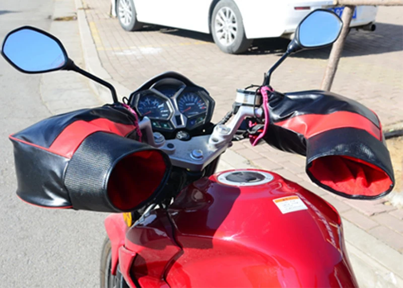 Мотоциклетные рулевые перчатки зимние теплые толстые теплые кожаные ветрозащитные непромокаемые перчатки для Yamaha YZF R1 R6 FZ1 R6S R6S MT-10