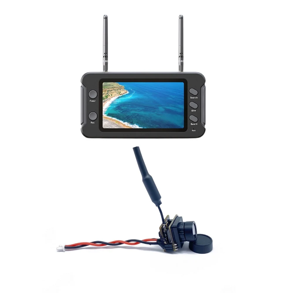 ตัวเลือกสินค้า จอภาพโดรน FPV 4.3 นิ้ว LCD 16:9 บันทึกวิดีโอได้