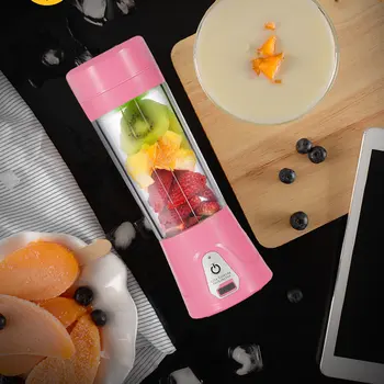 

Hot Portable Juicer Cup Eco-Friendly Juice Extractor USB Rechargeable Smart Healthy 380ml Juice Cup with 2000mAh Power