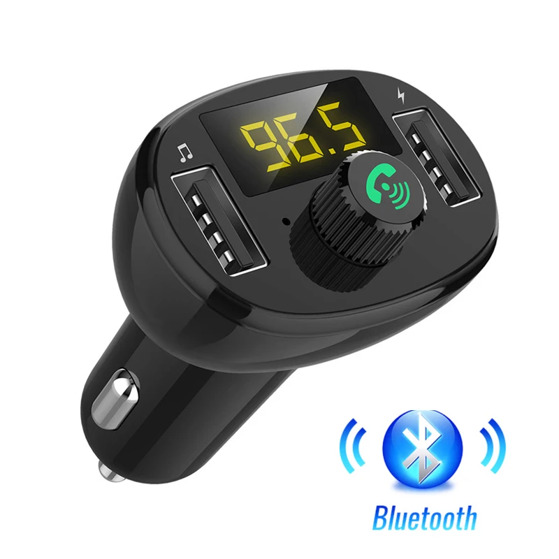 Lovebay FM передатчик USB зарядное устройство модулятор Bluetooth Handsfree автомобильный комплект аудио MP3 плеер двойной телефон зарядное устройство USB Автомобильное зарядное устройство