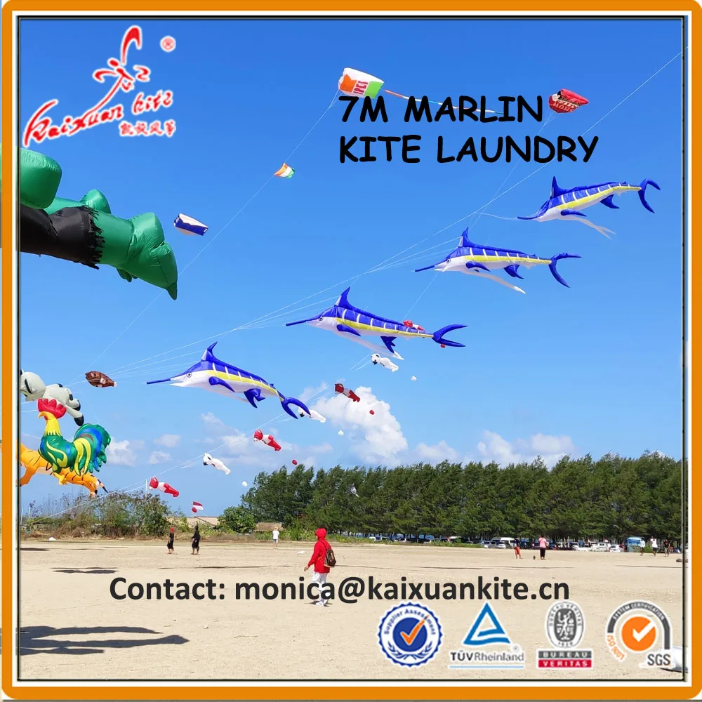 Голубая линия марлина надувная модель от Weifang kaixuan kite factory|Воздушные змеи| |
