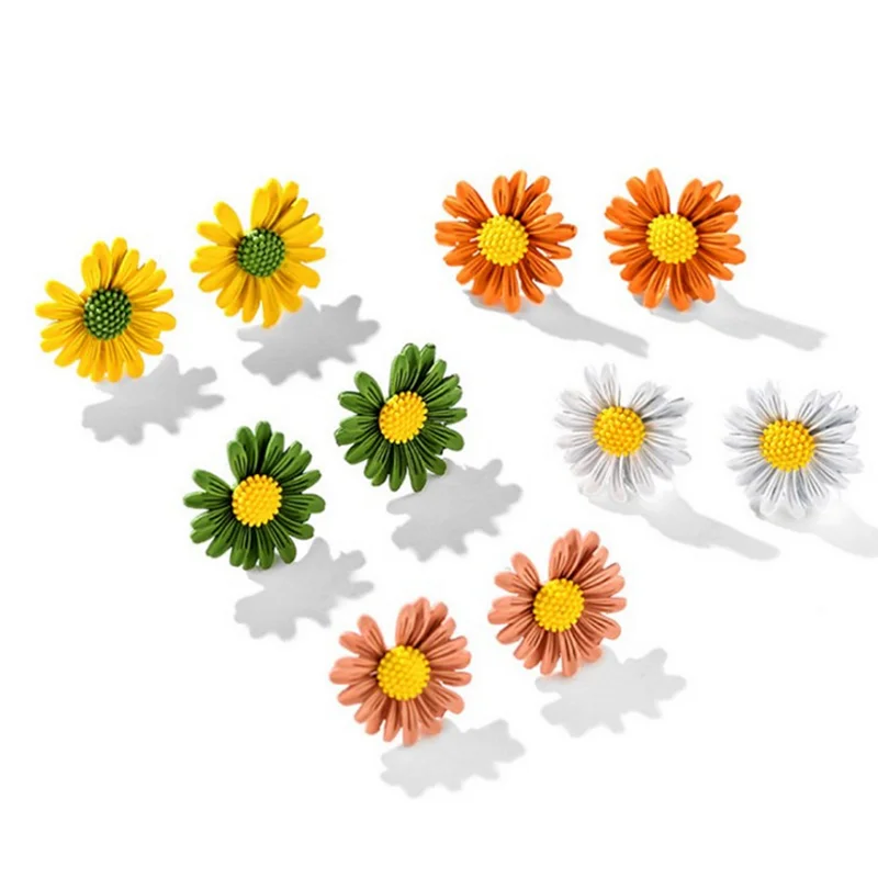 Корейские ювелирные изделия индивидуальные простые маленькие серьги в виде