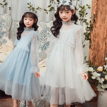 

Children Clothes Girl Summer Dress Casual Spring 2020 New Maxi Long Baby Princess Dress Girl Dresses For Weddingswhite Pink Blue