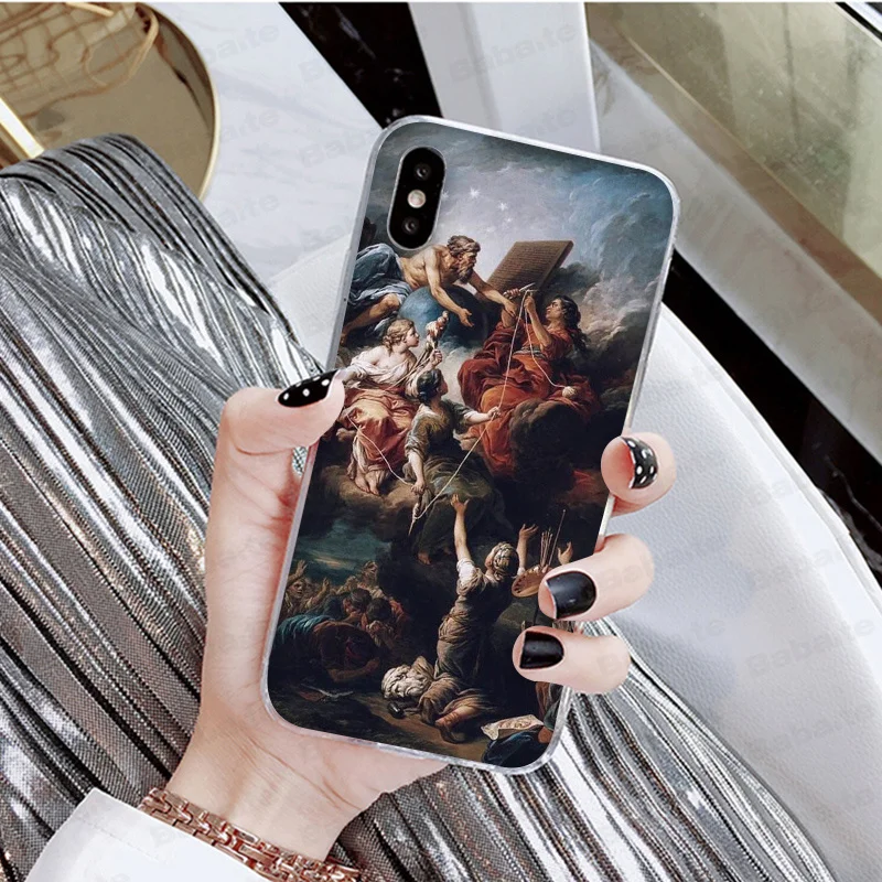 Babaite Madonna церковные фрески Ангел Бог телефон аксессуары чехол для iPhone 8 7 6 6S Plus X XS max 10 5 5S SE XR