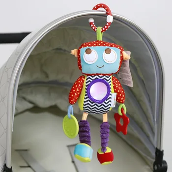 

Soft Baby Toys 0-12 Months Stroller Hanging Plush Kids Sensory Educational Toy For Newborn Babies Rattles Bed Bell