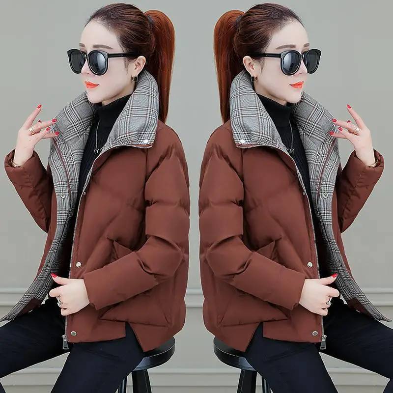 

Winter Cotton Clothes WOMEN'S Dress 2019 New Style Coat Cotton down Jacket Cotton-padded Clothes Korean-style Loose Autumn And W
