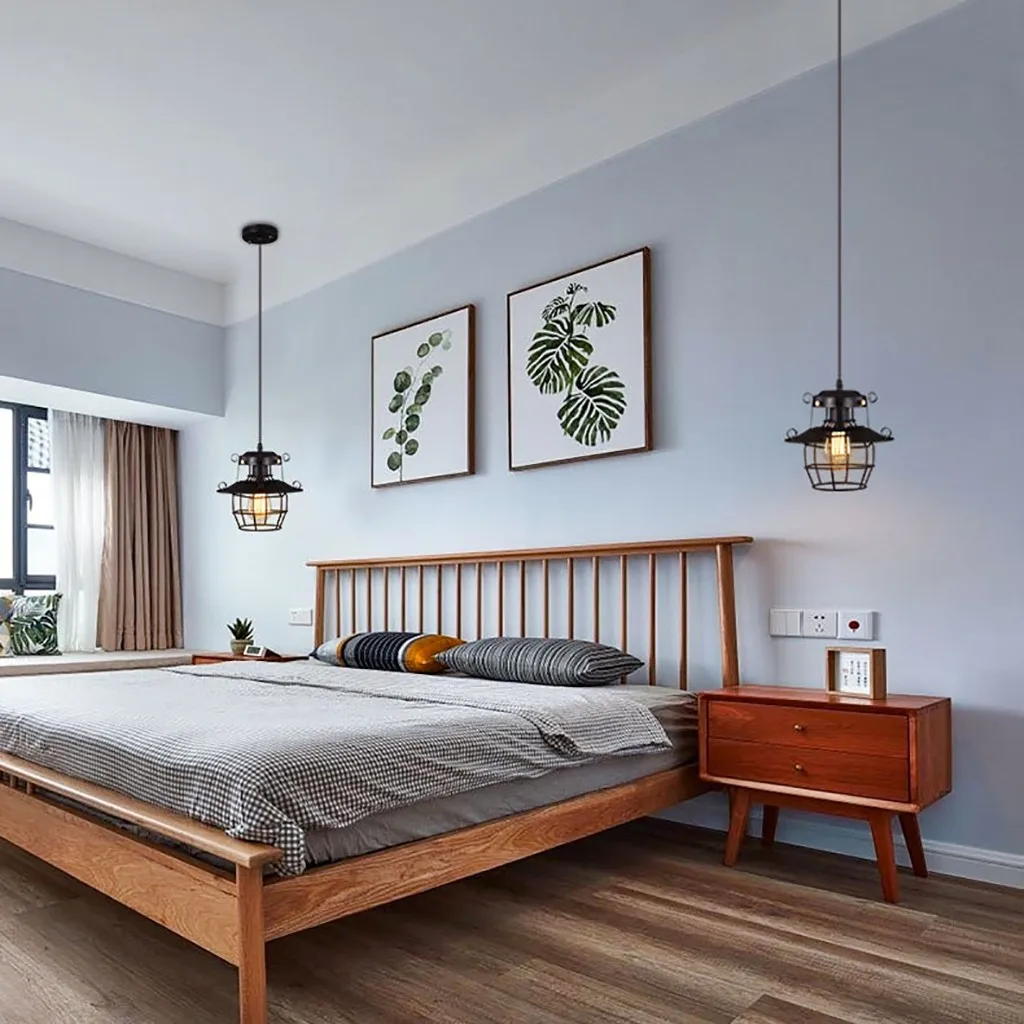 Vintage Industrial Style Metal Fishermans Cage Pendant Light Lamp Shades Household Lighting Accessories Home Lamp #25