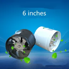 Вентилятор для труб, вытяжной вентилятор, кухонный вентилятор, 6 дюймов, 150 мм, мощный, для ванной комнаты, свежий воздух, EF05