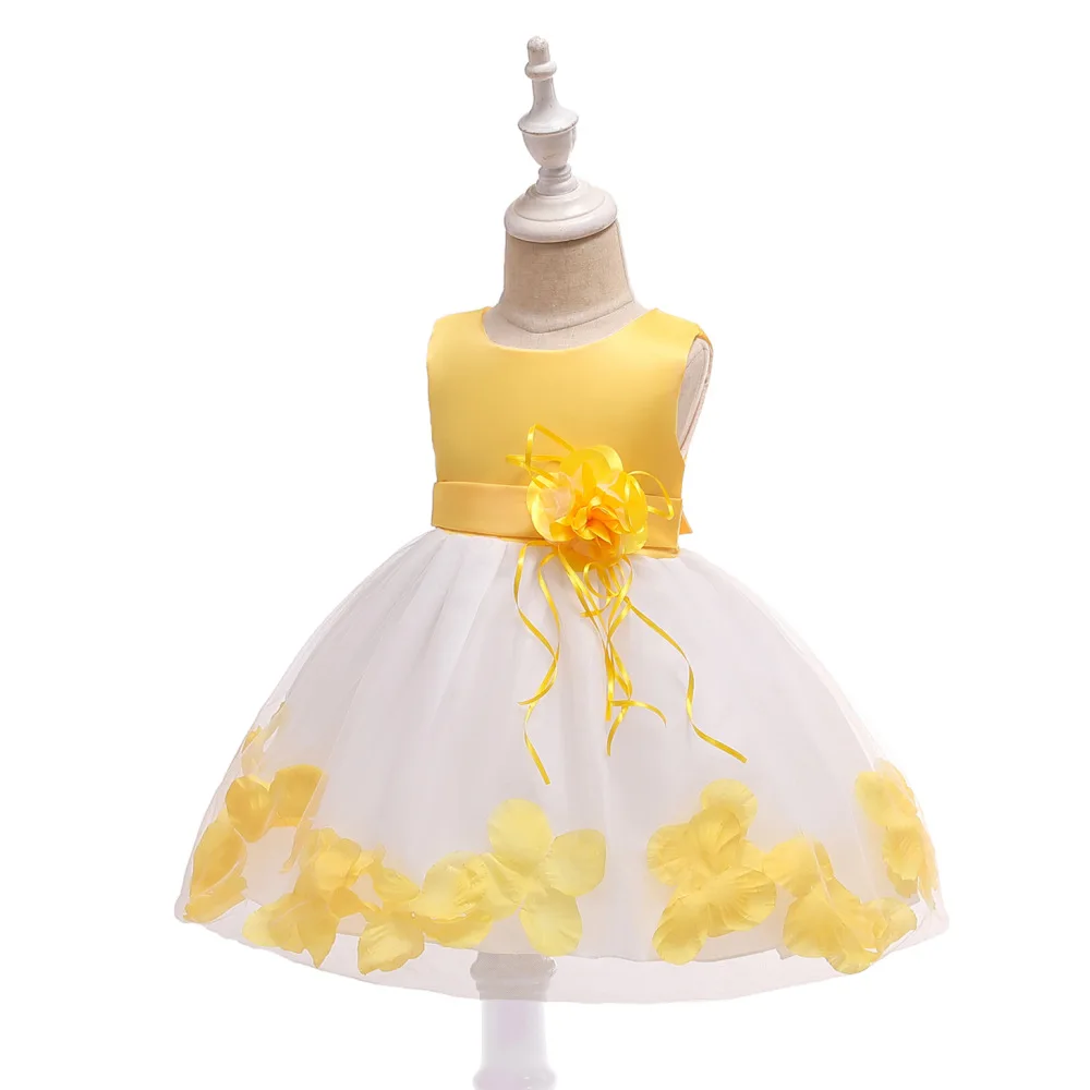 

Europe And America Hot Selling Children Shirt Girls Rose Dress Flower Boys/Flower Girls Wedding Dress Tutu Performance Childrens