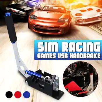 

USB Handbrake Clamp PC Windows 14Bit PC for Sim Racing Game for Logitech G25 G27 G29 T500 T300 for LFS DIRT RALLY Without Clamp