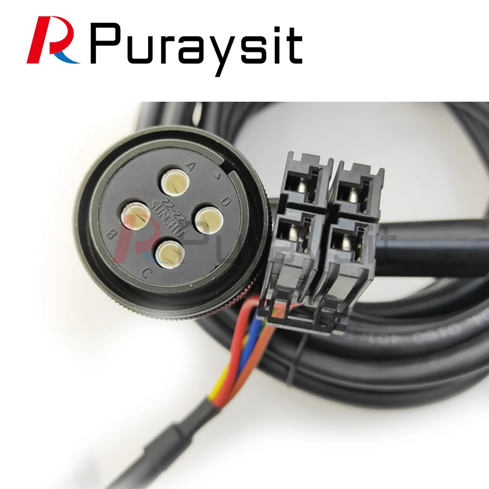 Puraysit 서보 모터 전원 케이블 F06B-0001-K008 F06B-0001-K012 Fanuc용 3M 5M 8M 10M