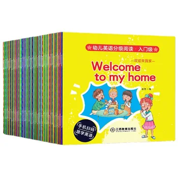 40-Book Set: Children's English Learning Picture Books with Videos 1