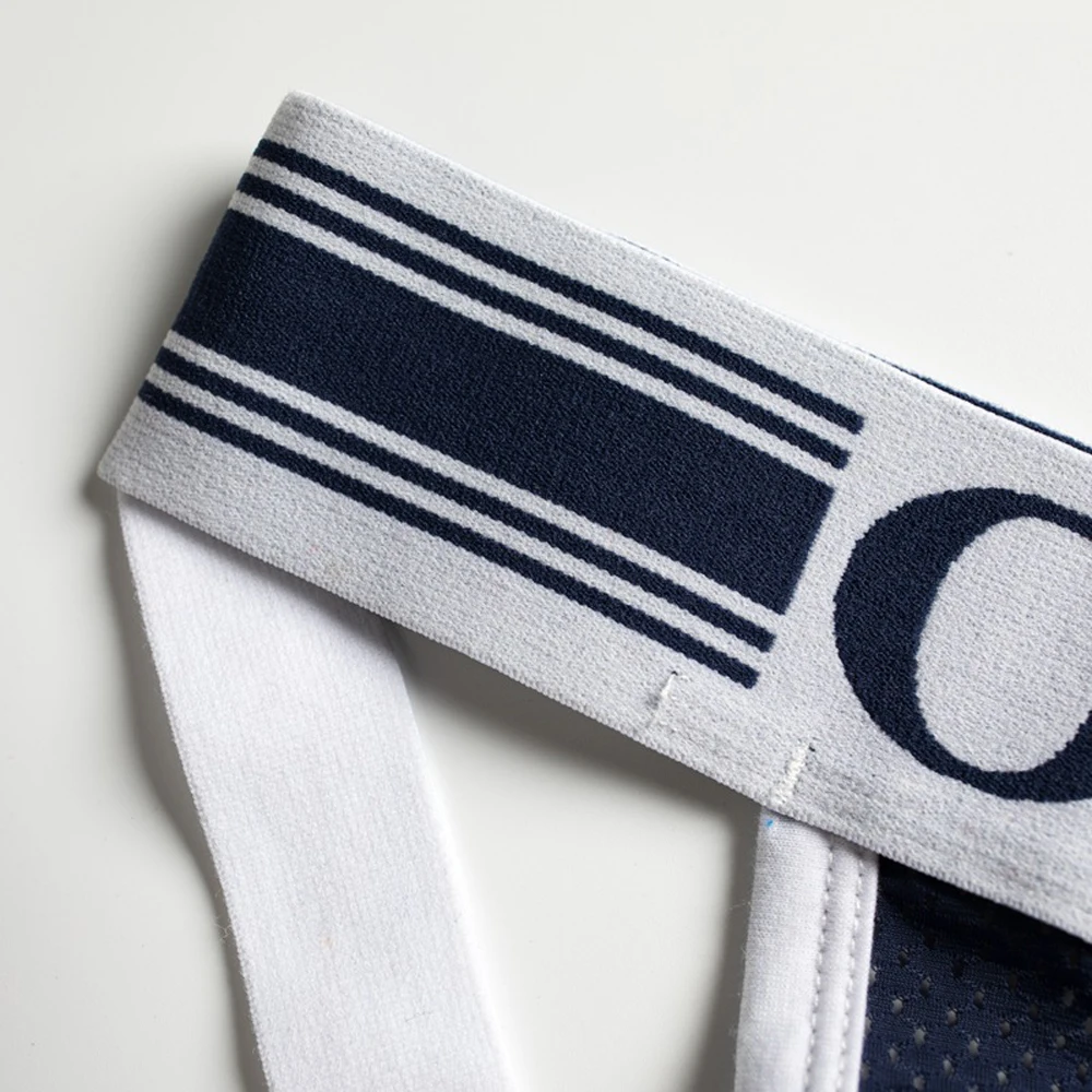 aismz men underwear jockstrap sexy cotton patchwork jock straps 