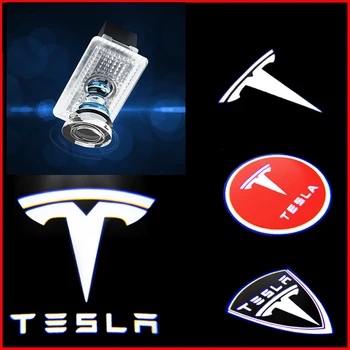 Auto Led 3D Logo Schaduw Licht Welkom Licht Nano Decoratieve Signaal Lamp Voor Tesla Model 3 Model X Model S model Y Accessoires Auto Led 3D Logo Schaduw Licht Welkom Licht Nano Decoratieve Signaal Lamp Voor Tesla Model 3 Model X Model S model Y Accessoires