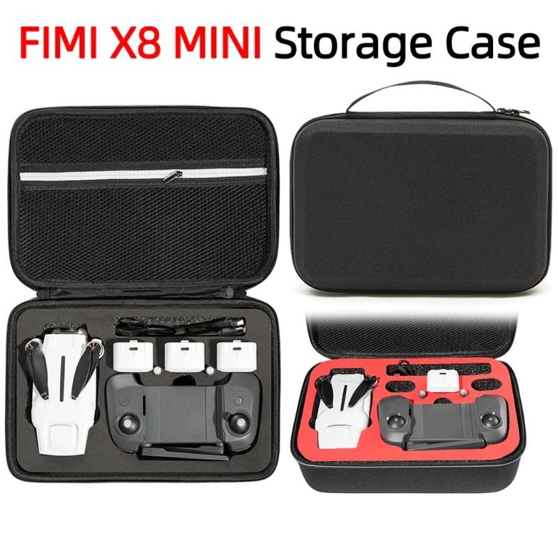 Drone Accessories Drone Storage Bag Drone Case 1 Piece Waterproof Dust-proof Durable Storage Bags Anti-stress Single Carring Bag Compatible with Fimi X8 Mini Drone