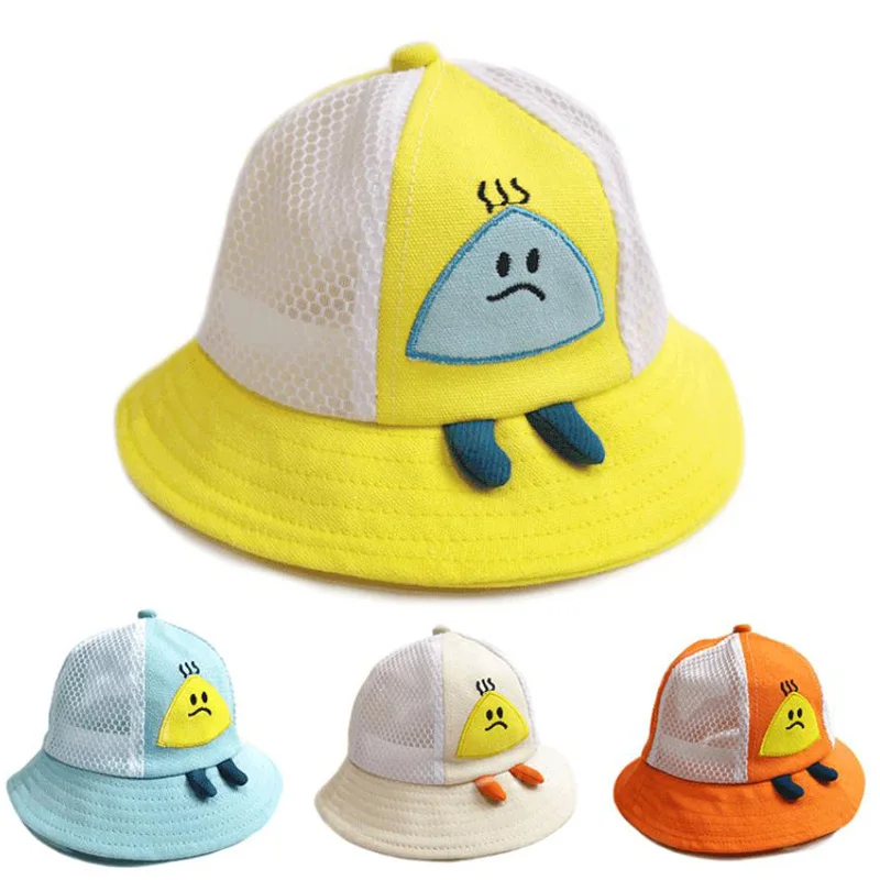 Cute Rabbit Ear Kids Bucket Hat Outdoor Casual Cap Kid Sun Cap Sunscreen SM