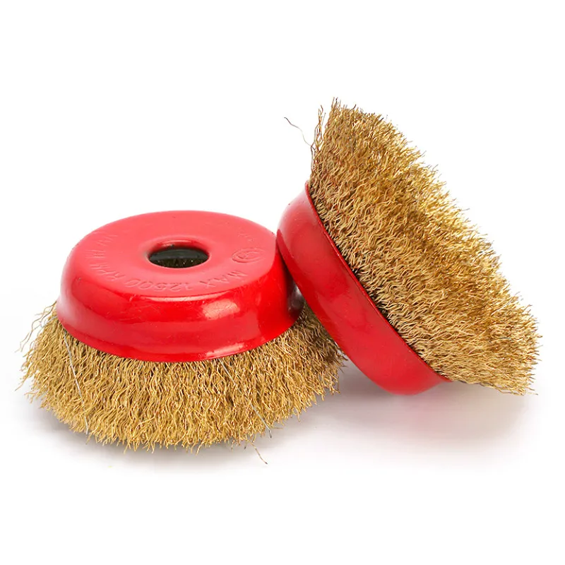 4 шт. шлифовальные проволочная щетка удаления ржавчины металла полировочное