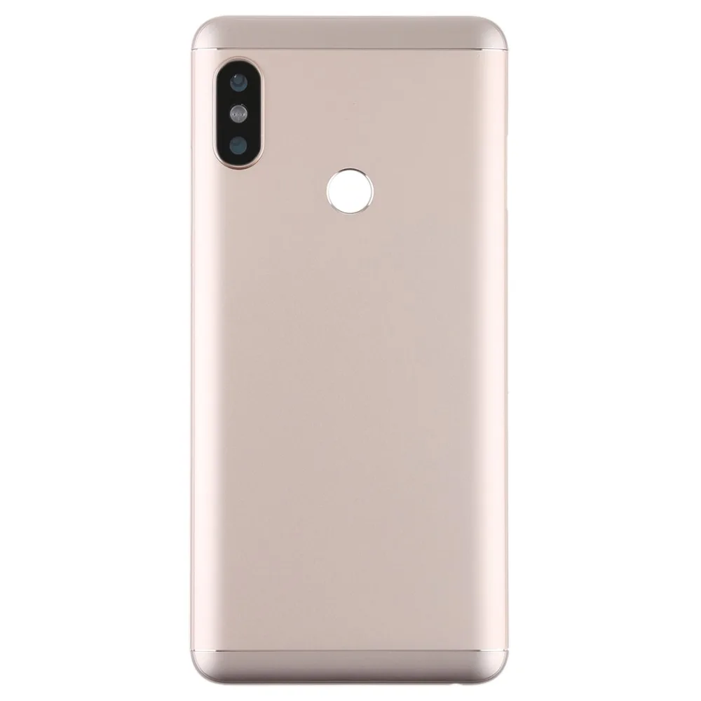Крышка батарейного отсека для Redmi note 5, запасная задняя крышка для сотового телефона с объективом камеры, боковые клавиши для Xiaomi Redmi Note 5