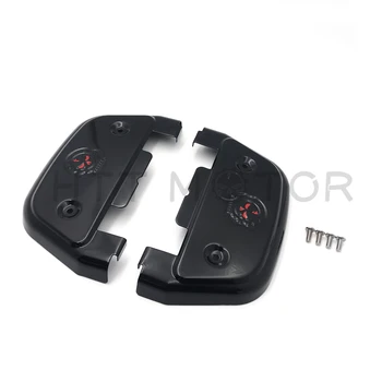 

Aftermarket motor cycle parts Skull Passenger Footboard Cover For Harley 06-17 Dyna 86-17 FL Softail 87-17 Touring Black