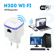 300 Мбит/с WiFi расширитель диапазона путешествия Wi-Fi ретранслятор/Интернет усилитель сигнала Ethernet порт для портативный Wi-Fi маршрутизатор/домашний AP