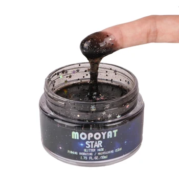 

Glitter Gold Peel off Black Face Mask Moisturizing Facial Blackhead Remover Face Masks Skin Care 1511