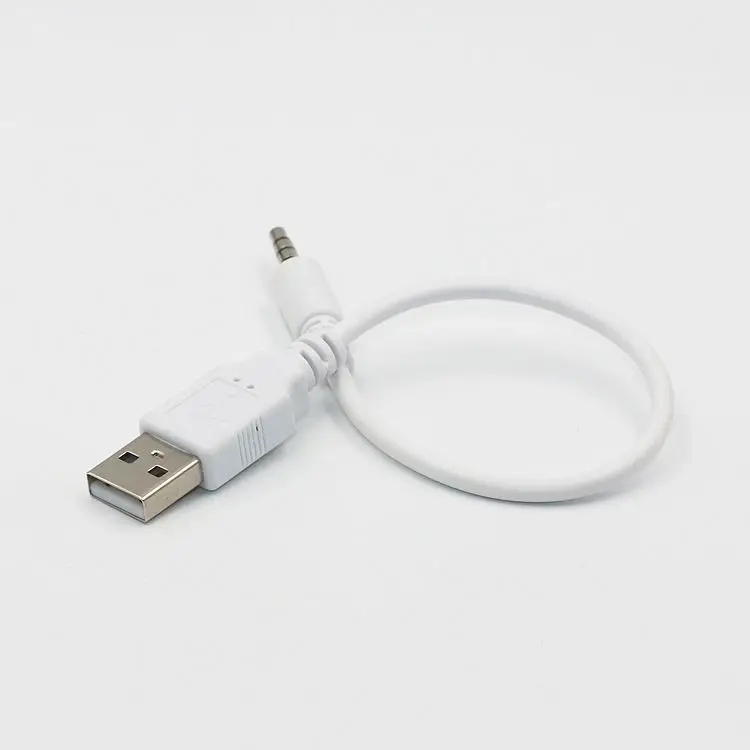 3.5mm Aux Audio Plug Jack To USB 2.0 Male Charge Cable Adapter Cord Car 20cm | Электроника