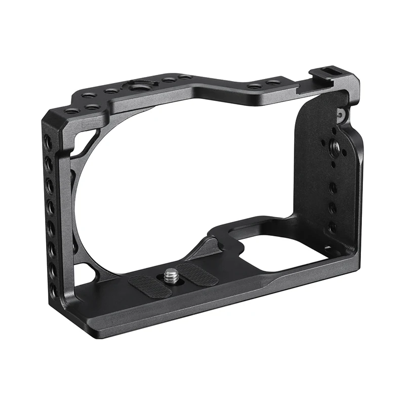 UURig C-A6600 камера клетка для sony A6600 1/4 резьба отверстие для верхней ручки монитор микрофон Светодиодный светильник Холодный башмак крепление Защитная клетка