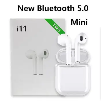 

i11 TWS Wireless mini Bluetooth Headsets headphones high quality portable earphone exercise running invisible earphone