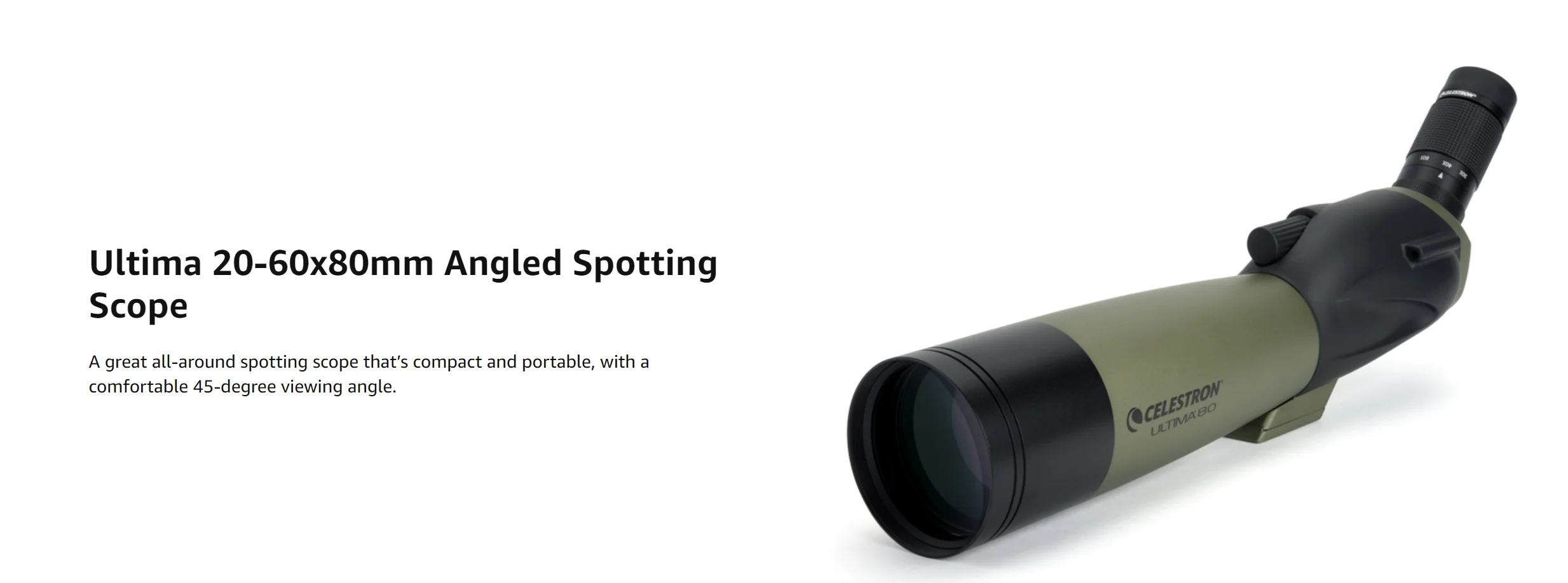 Celestron C20-60X80B Zoom профессиональная Зрительная труба ТЕЛЕСКОП водонепроницаемый Монокуляры с многослойным покрытием для наблюдения за птицами Охота