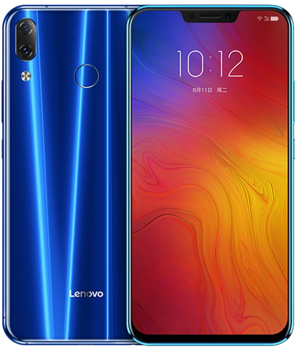 Blue lenovo Z5 rom Восьмиядерный мобильный телефон 6,2 ''2246*1080 пикселей 16MP 8MP двойная камера Android 8,1 мобильный телефон - Цвет: Blue