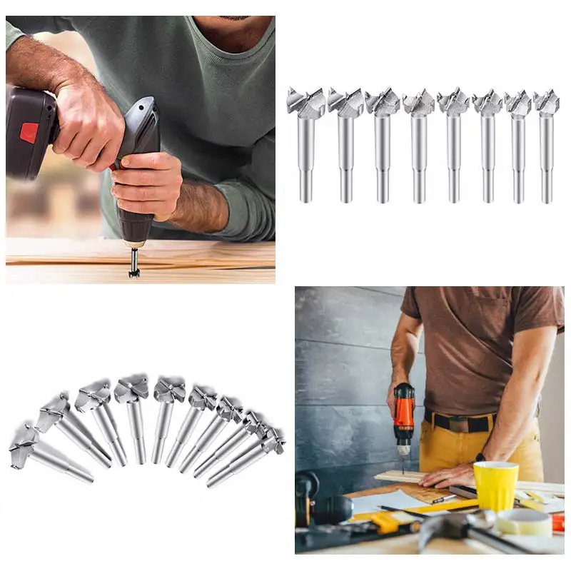 

17pcs Bit Set High Speed Tungsten Drill Bits Woodworking Steel Wood Drill Bits Bottle Opener For Wood