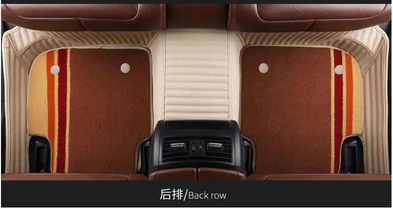 Двухслойные пользовательские автомобильные коврики для HONDA логотип HONDA Accord Fit Crosstour CR-V UR-V XR-V CRZ INSPIRE Civic Odyssey JADE авто