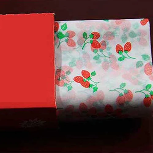 Strawberry 50 шт./партия пищевая Вощеная Бумага класс Промасленная бумага пищевая пленка оберточная бумага для хлебный сэндвич бургер фри масло бумага инструменты для выпечки - Цвет: Strawberry