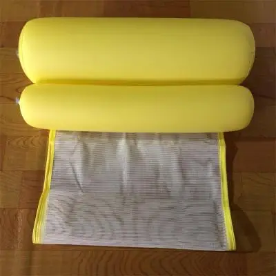Yellow Плавающий гамак для воды надувной матрас для дивана переносной бассейн поплавок для наружного плавания шезлонг спальный надувной буй-кровать - Color: Yellow
