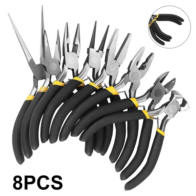 Jewelry Pliers, 8Pcs Jewelry Making Pliers Tools Mini Jewelry Pliers Set Jewelry  Making Kit for Jewelry