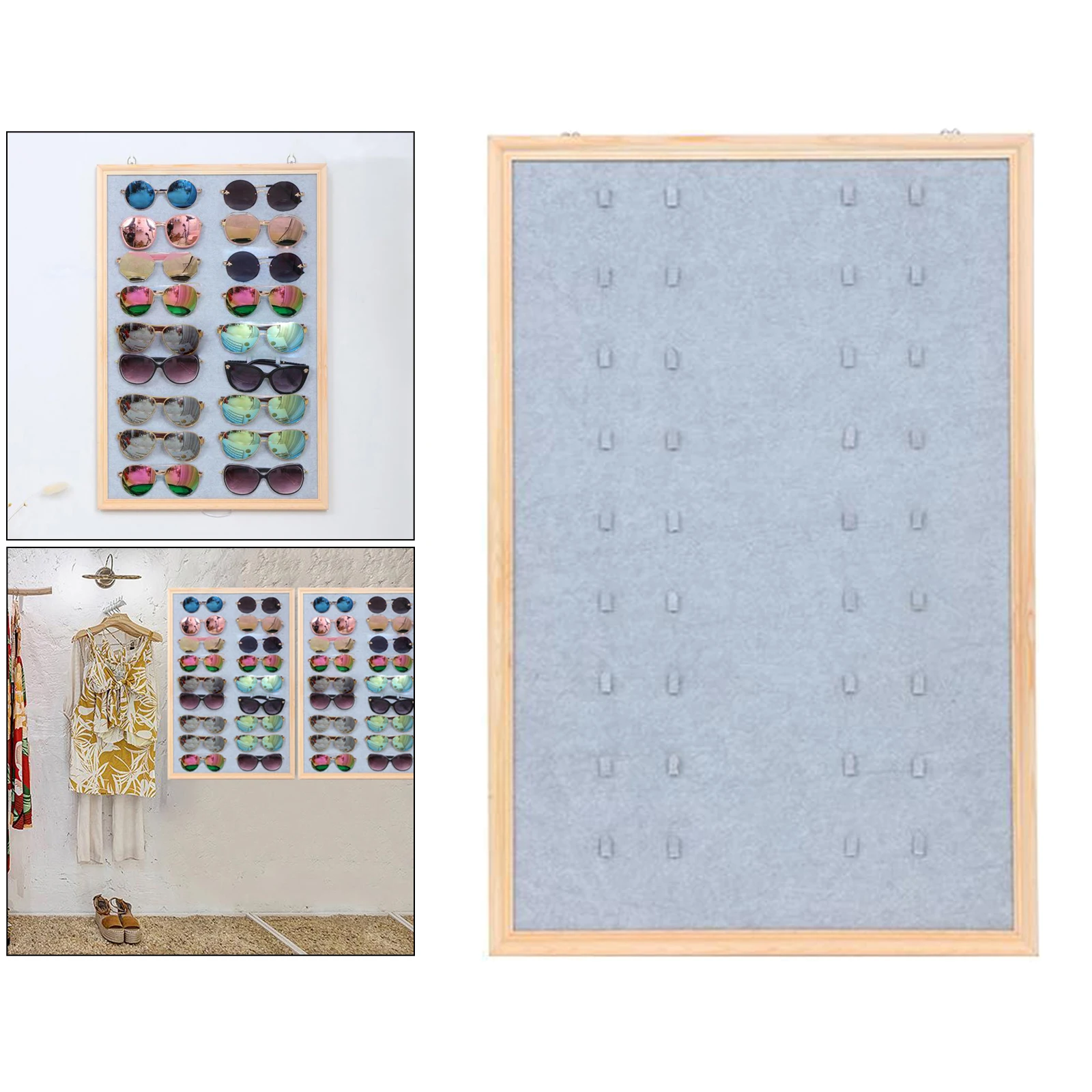 Sunglasses Organizer Glasses Hanging Holder Eyewear Display Stand Home