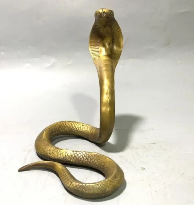 

Китайская латунная Статуэтка seiko в виде змеи