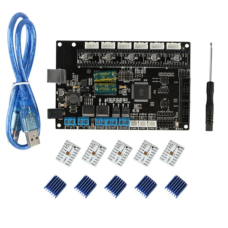Аксессуары для 3D-принтера Trigorilla материнская плата + Tmc2209 Mega2560 Ramps1.4 обновление для Reprap Mendel I3/I3 Mega