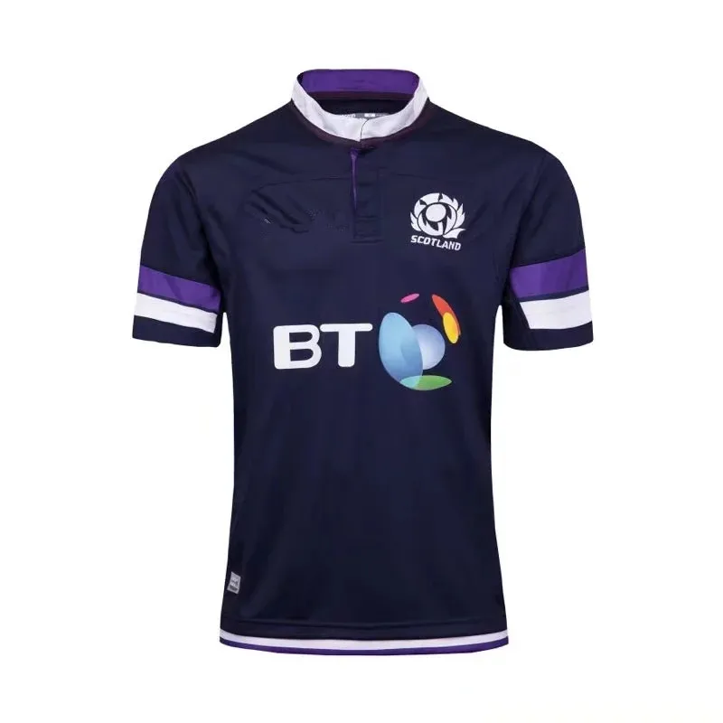 Мужская футболка для регби в шотландском стиле размер: S-5XL принт на заказ номер имя качество идеальное - Цвет: 2018 HOME