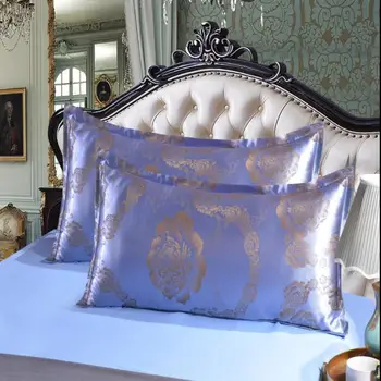 

High Standard Pure Satin Silk Soft Pillowcase Cover Chair Seat Bedding Pillow Cover Square Pillow Cases Home Decor