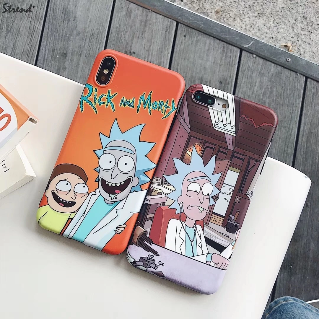 Забавный Американский мультфильм Рик Морти мягкий скраб чехол для iphone 11 Pro 7 8 6 6s