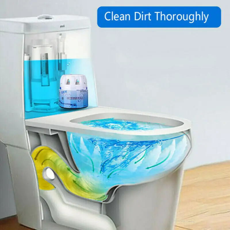 Волшебный автоматический очиститель для туалета в бутылках, потрясающий уборочный пузырь, безопасный домашний очиститель для туалета