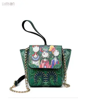 

Crossbody Bags For Girl Famous Brand Leather Women Bag Girls Character pattern Shoulder Messenger Bags Fashion Designer Handbag