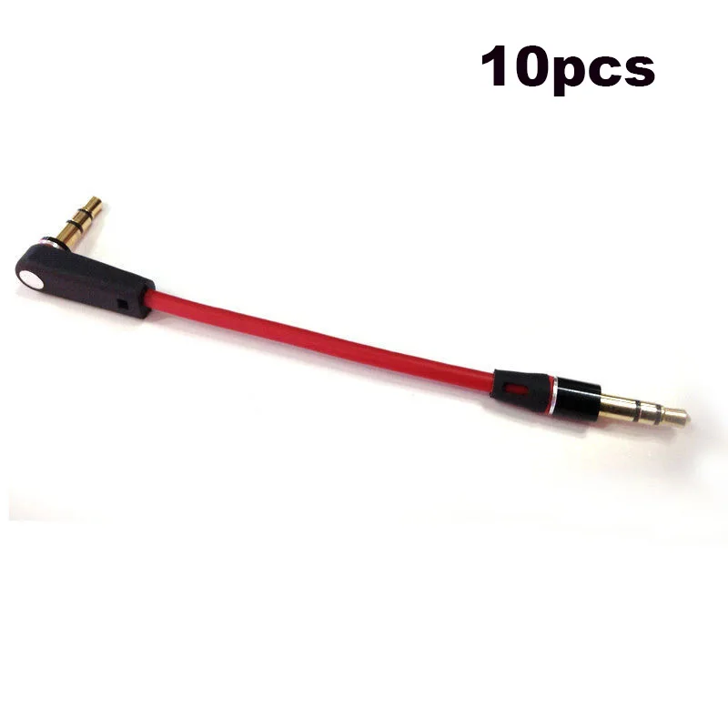 

10pcs 3.5 Jack Male to Male Audio Cable Jack to Aux Short Cable for Acoustic equipment phone ipad computer Stereo Cable 20cm